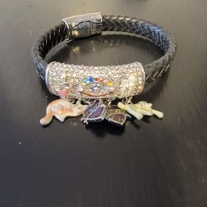 Kirks Folly magnetic bracelet with charms